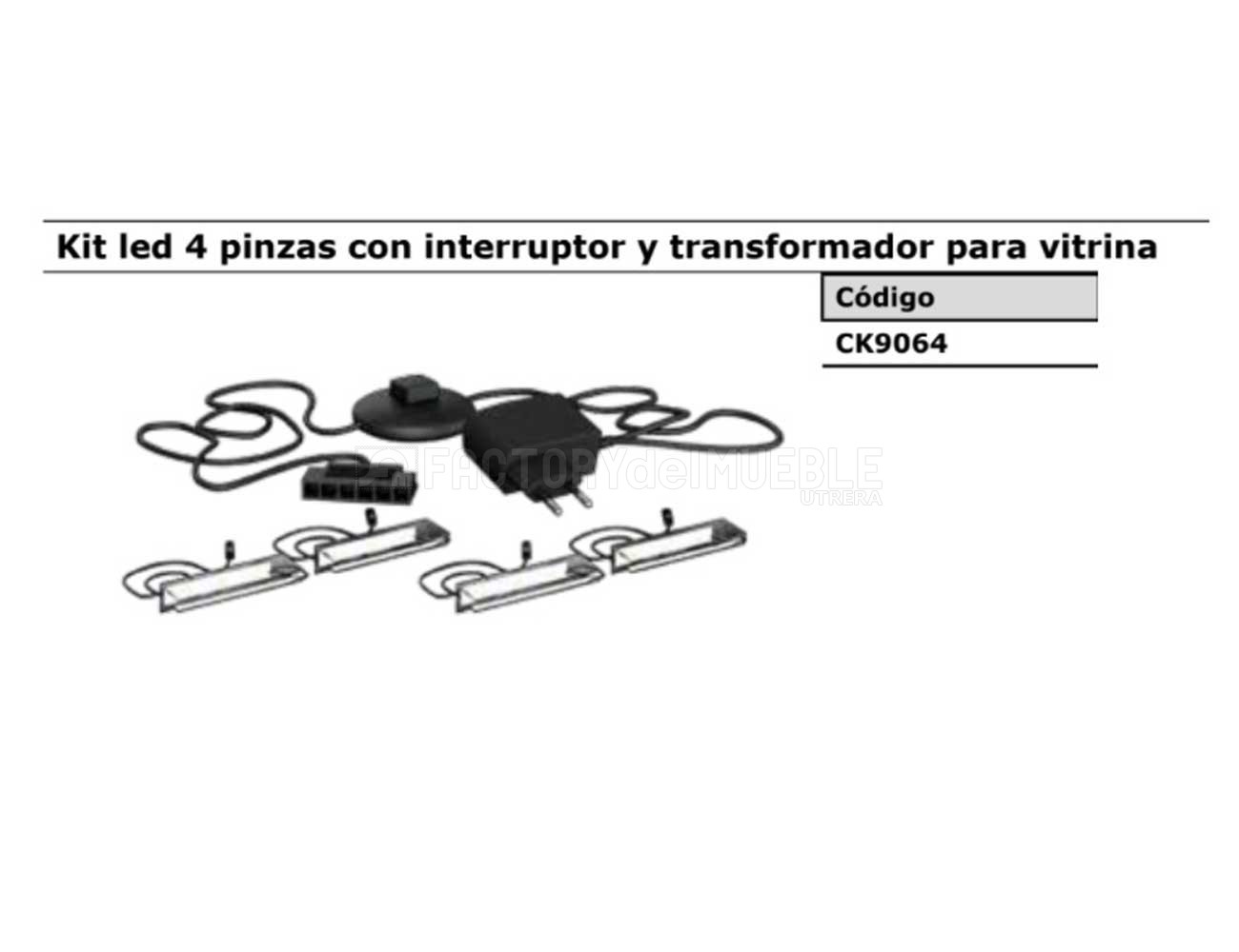 Kit led 4pinzas