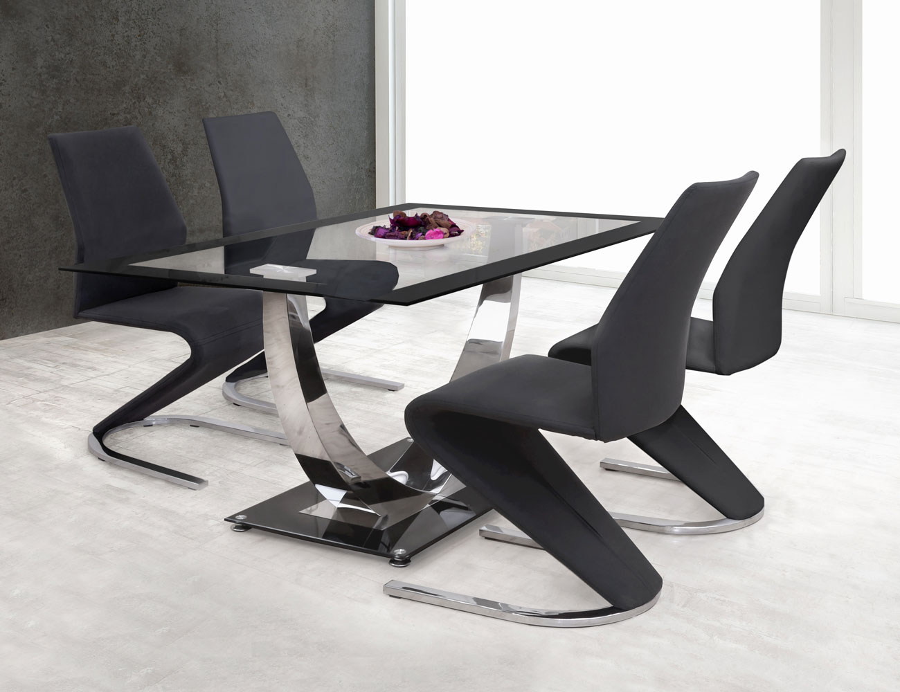 Mesa de comedor de cristal templado decorativa (4164) | Factory del ... Mesa de comedor de cristal templado decorativa (4164) | Factory del ...