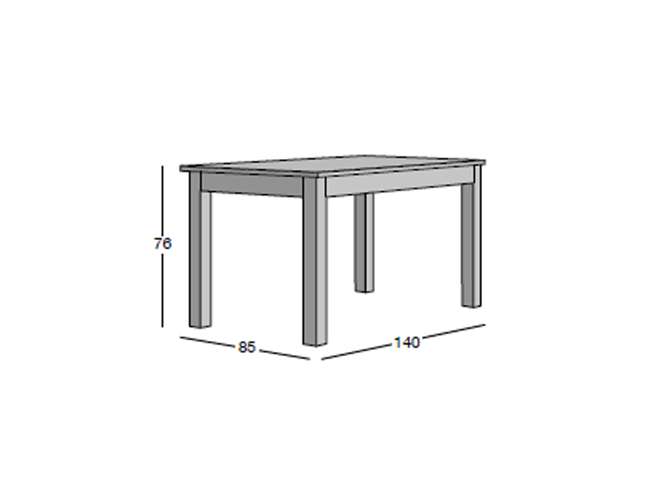 Mesa comedor extensible madera