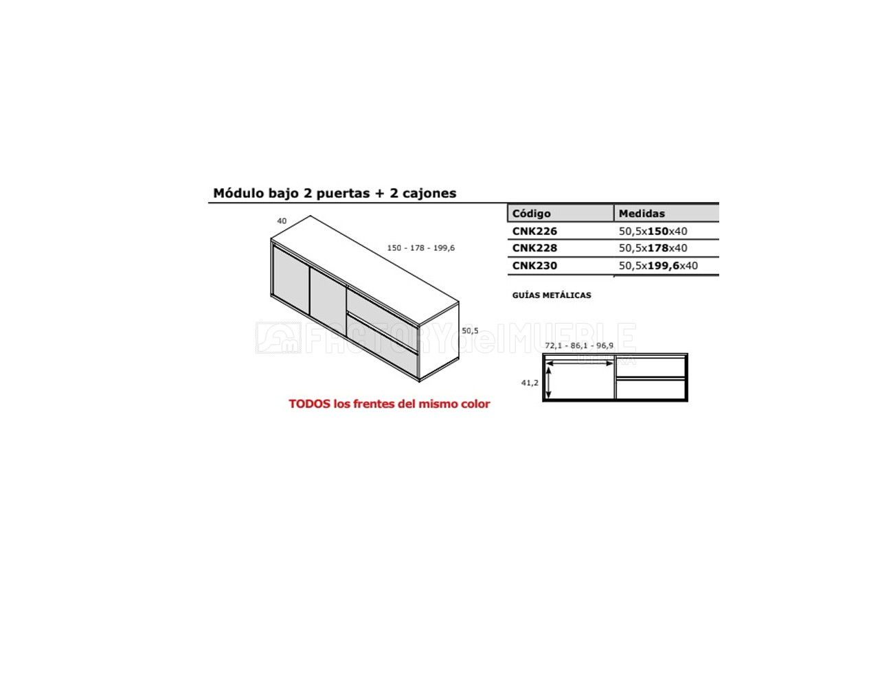 Modulo bajo 2p 2c1