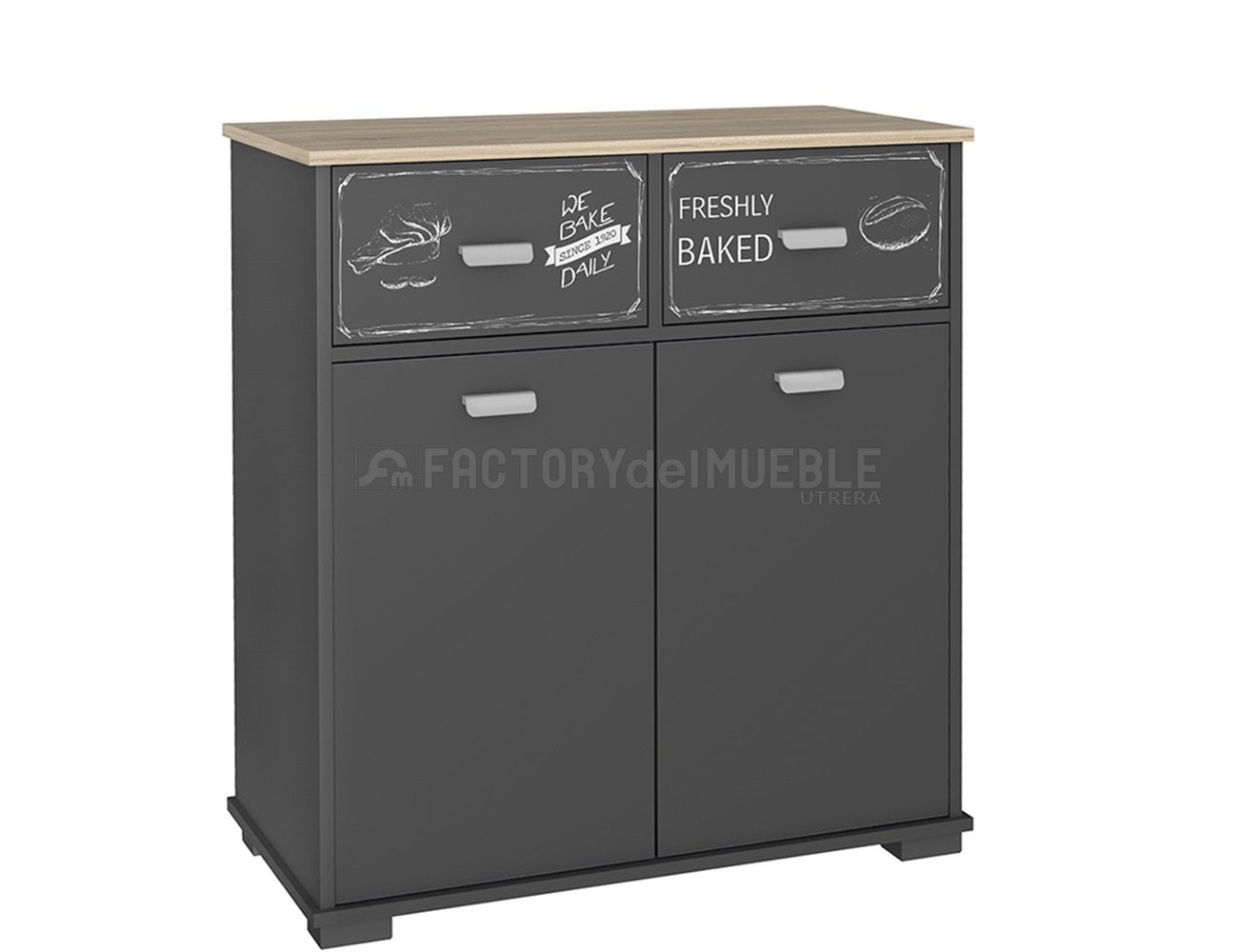 Mueble buffet de cocina de 90 cm de alto (3420) | Factory del Mueble ... Mueble buffet de cocina de 90 cm de alto (3420) | Factory del Mueble ...