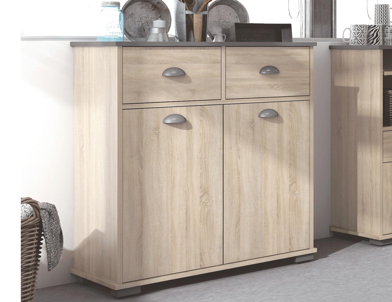 Mueble Buffet de cocina de 90 cm de alto (21464) | Factory del ... Mueble Buffet de cocina de 90 cm de alto (21464) | Factory del ...
