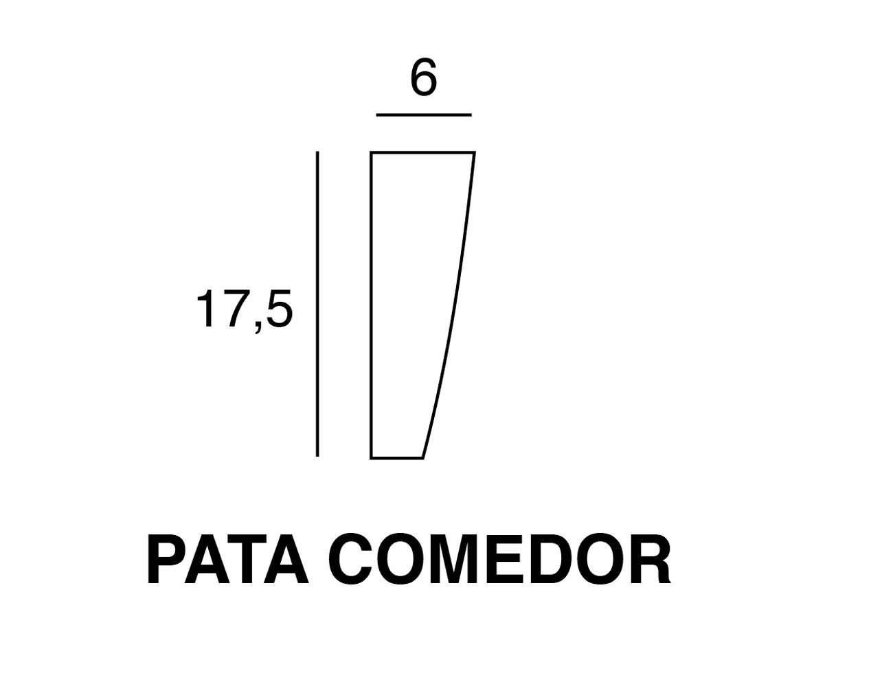 Pata modulo salon