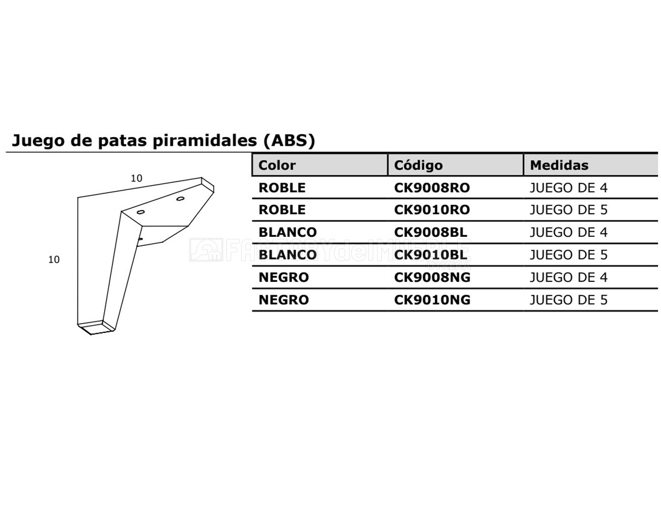 Patas piramidales