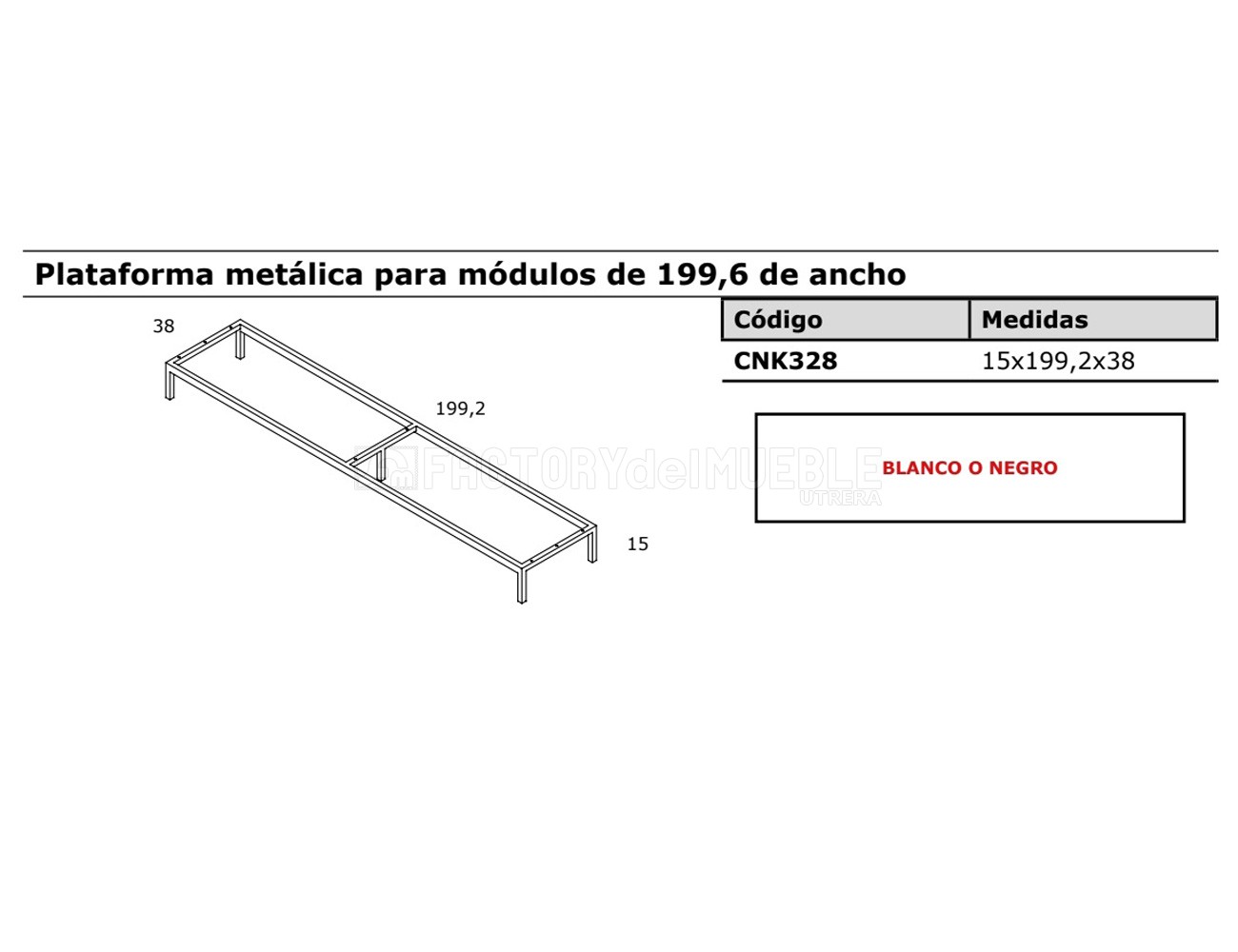 Plataforma metalica modulos 199