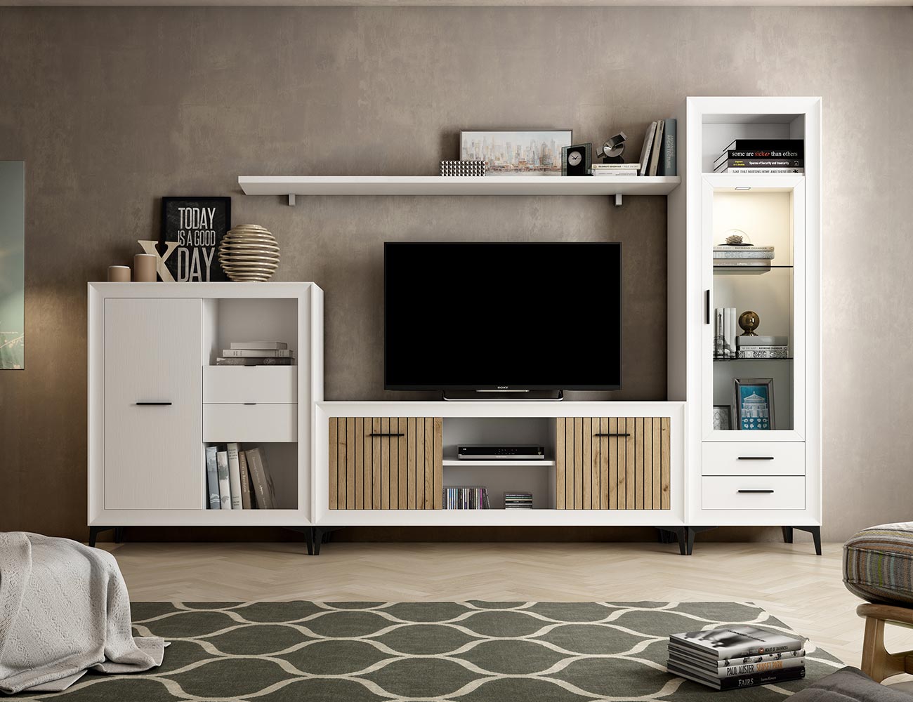 Mueble TV madera maciza. Tienda especialista en mueble nórdico.