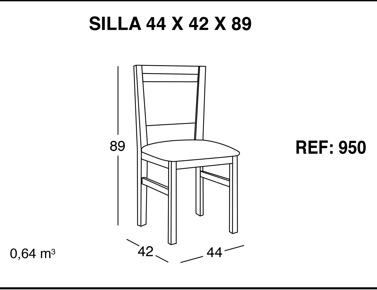 Silla 44 42 89