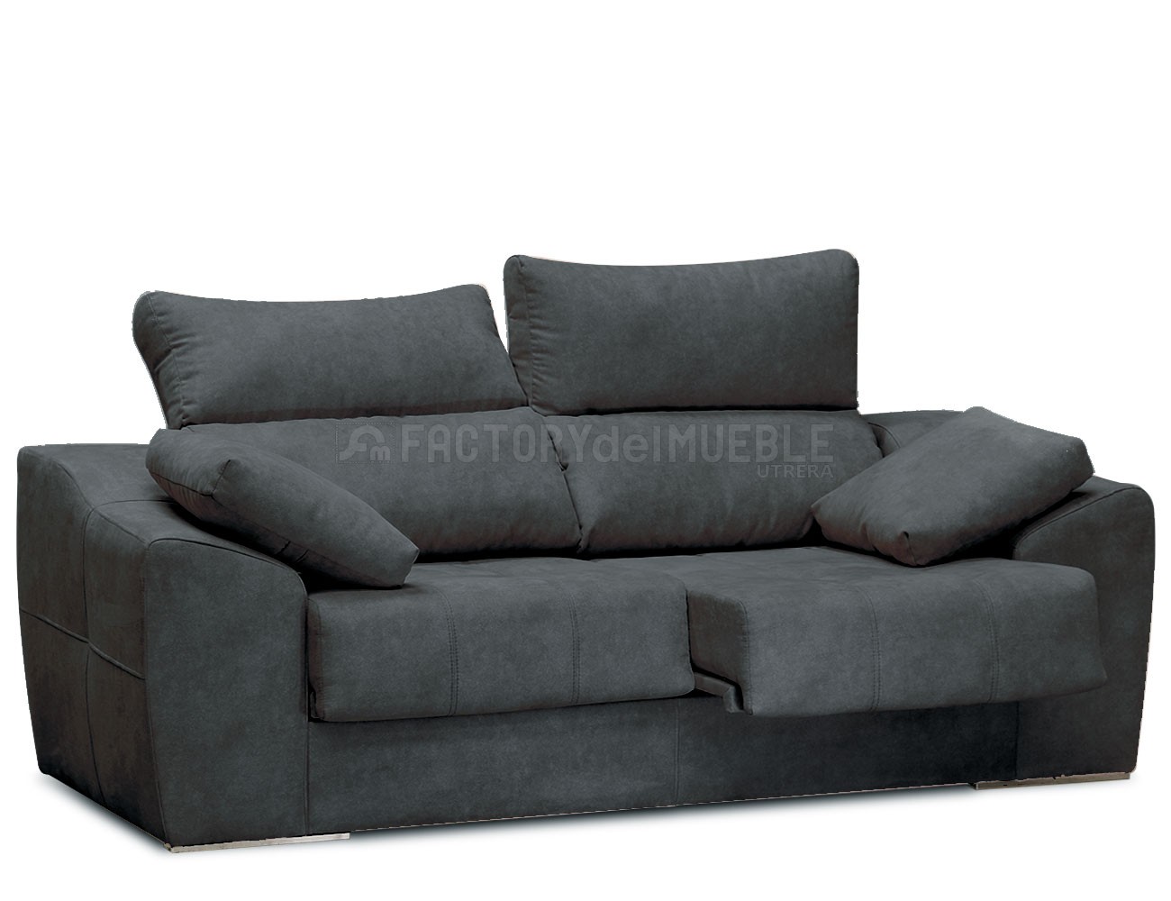 Sofa 3 plazas asientos delizantes calidad allegra21 31