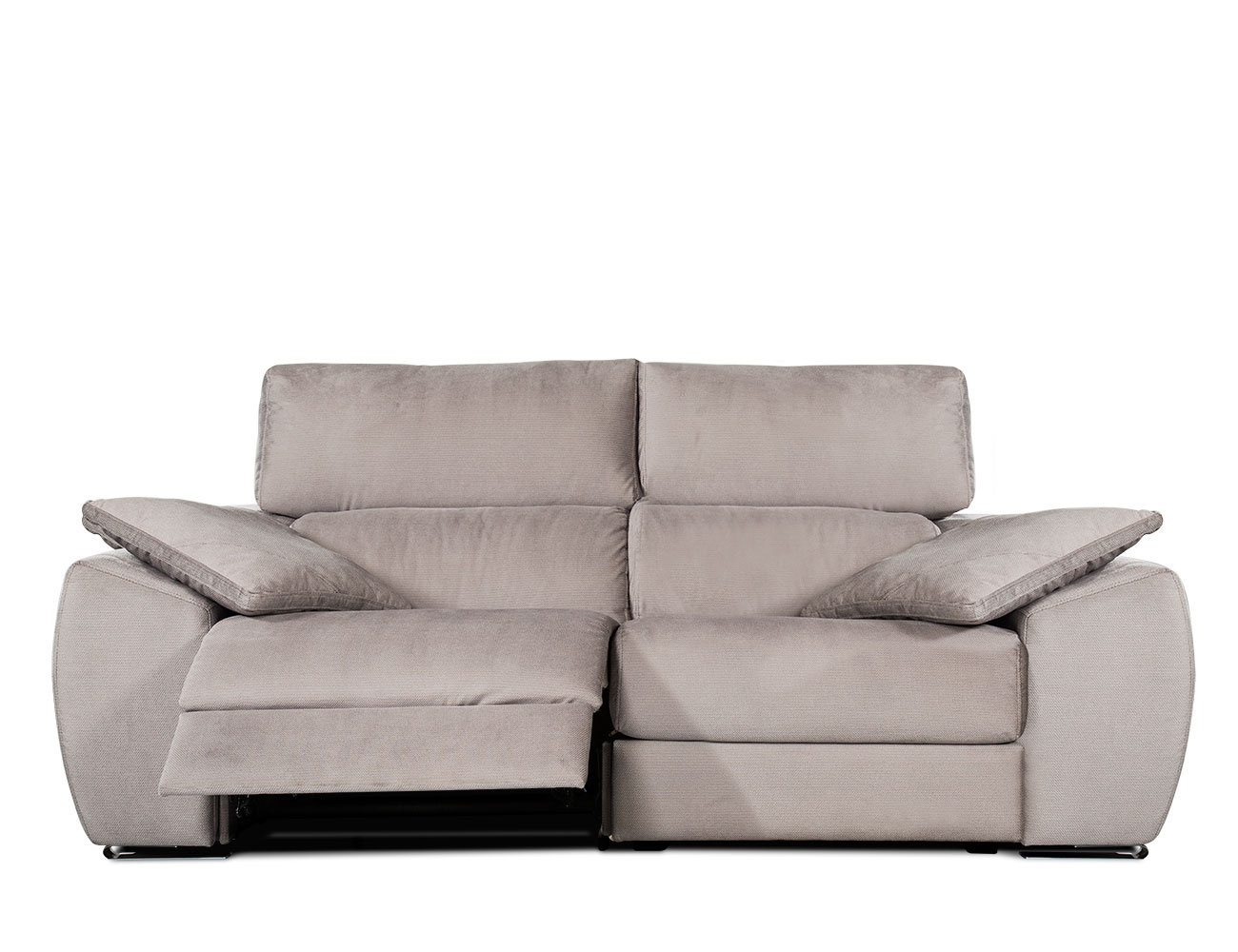 Sofá 3 plazas + Cheiselonguen rinconera relax electrico con diseño moderno (15522) Factory del