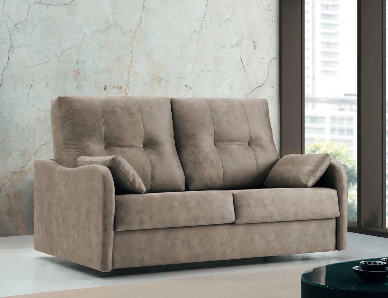 pensión monitor Inmundicia Sofá Cama con sistema apertura Italiano Ideal para espacios reducidos (14488) | Factory del Mueble Utrera pensión monitor Inmundicia Sofá Cama con sistema apertura Italiano Ideal para espacios reducidos (14488) | Factory del Mueble Utrera