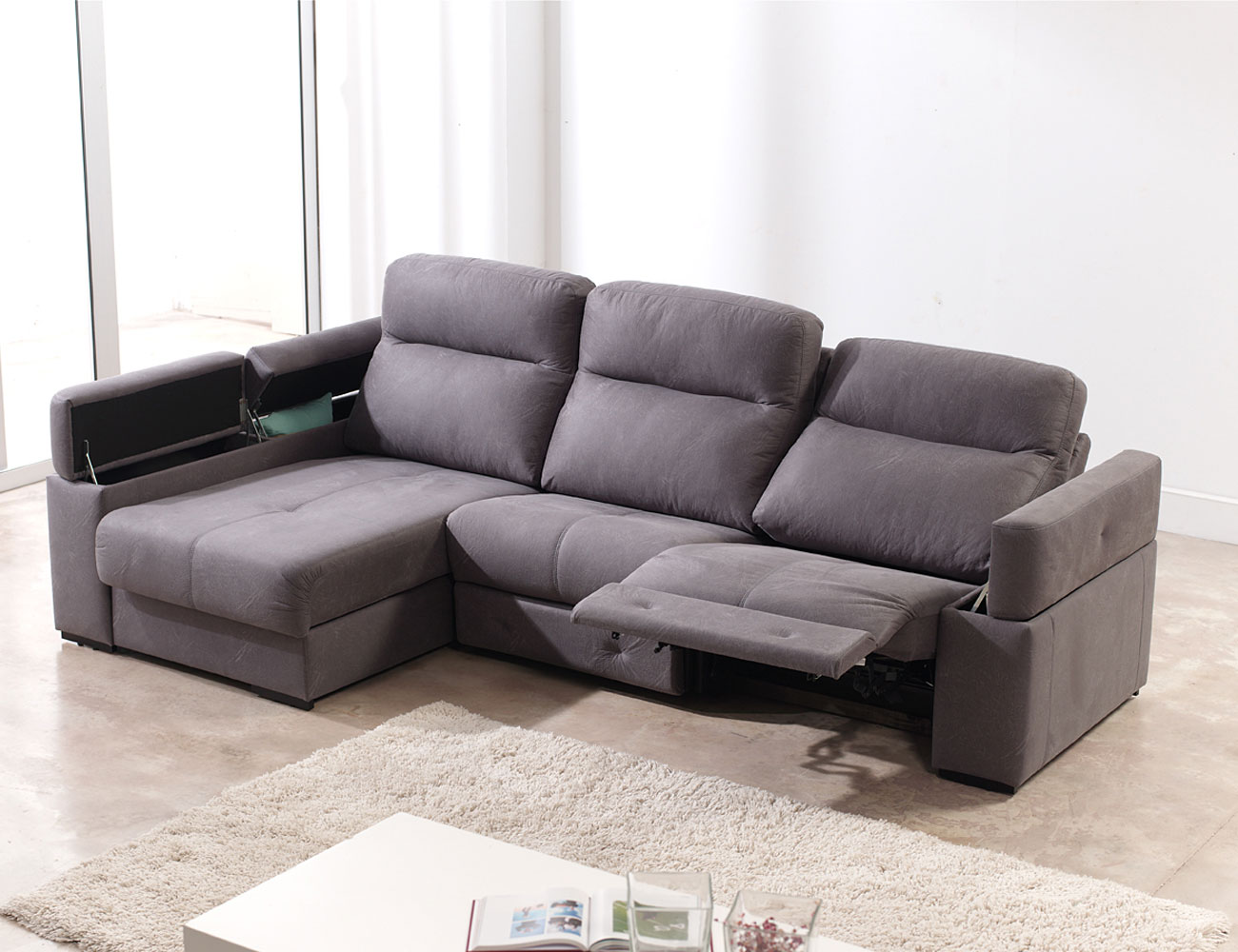 Sofa Chaise Longue Relax Thesecretconsul within sofas chaise longue 6 plazas intended for House