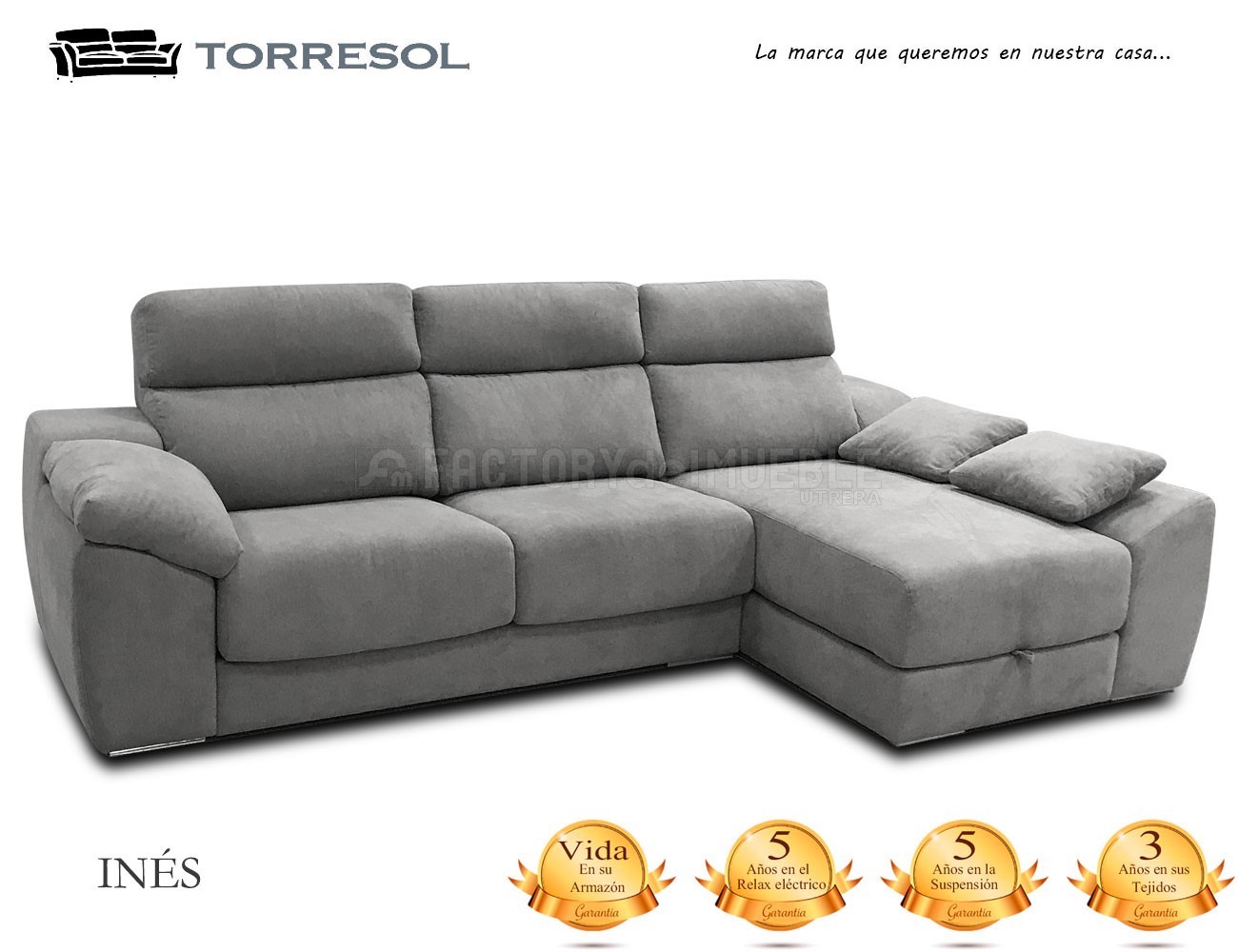 Sofá Inés de Torresol (29113) | Factory del Mueble Utrera