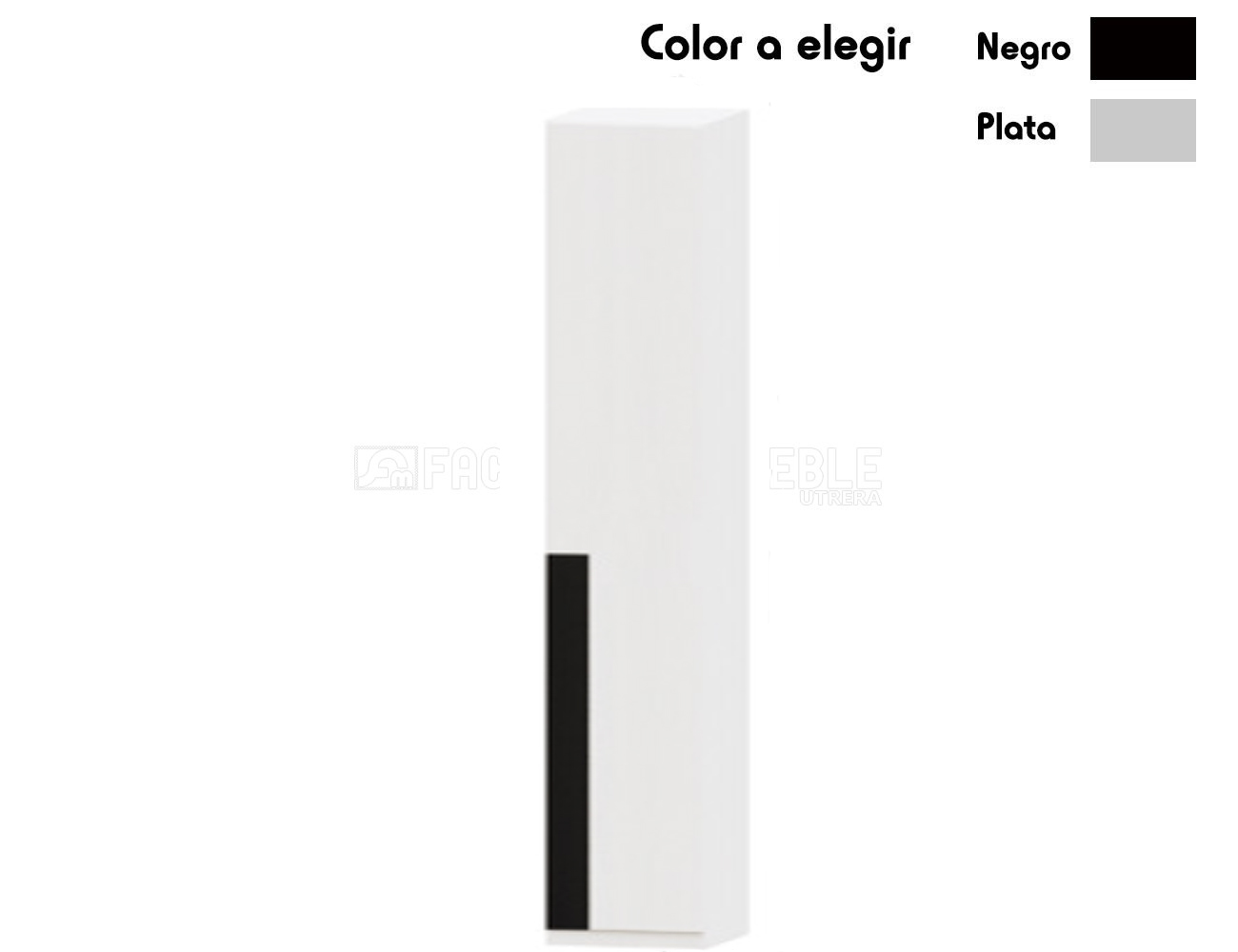 Terminal zapatero blanco