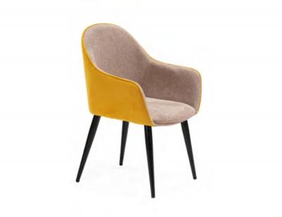 60_silla_tela_mostaza beige_pata_negro_pack_2