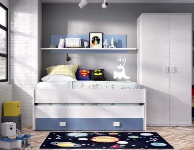 Mueble de dormitorio moderno PANAMA 1 - blanco brillo - 345-385 x 159 »  Confortica