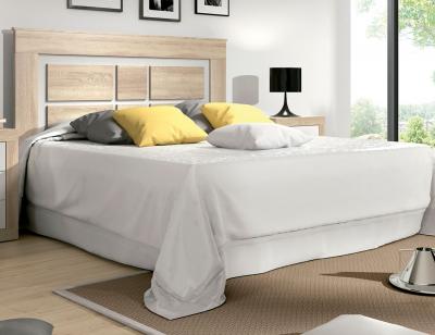 Cabecero dormitorio matrimonio moderno cambrian blanco
