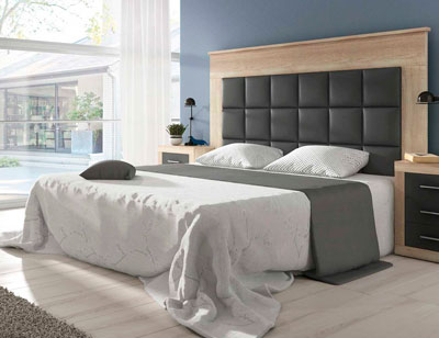 cabecero dormitorio matrimonio moderno patas plafon pu cambrian grafito - Dormitorio Matrimonio Moderno cabecero dormitorio matrimonio moderno patas plafon pu cambrian grafito - Dormitorio Matrimonio Moderno