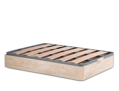 Canape madera somier laminas pvc 7823
