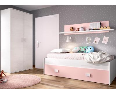 Dormitorio juvenil con armario