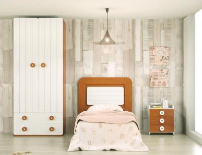 Dormitorio juvenil madera 112
