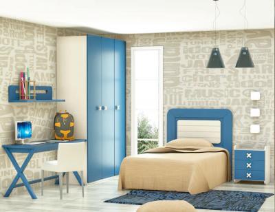 Dormitorio juvenil madera 121
