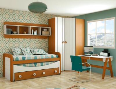 Dormitorio juvenil madera 123