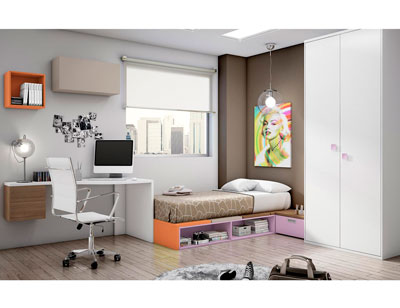 Dormitorio juvenil moderno box cube armario