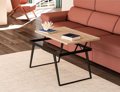 Mesa centro elevable ibiza roble