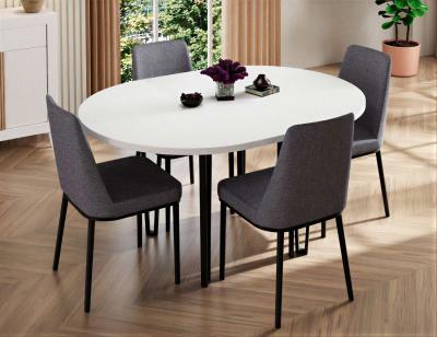 Mesa comedor alba blanco nieve