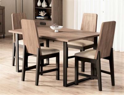 Mesa comedor basic nogal