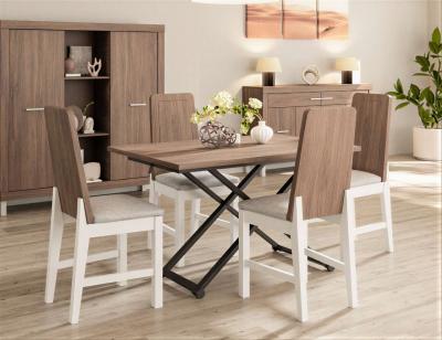 Mesa comedor gas nogal