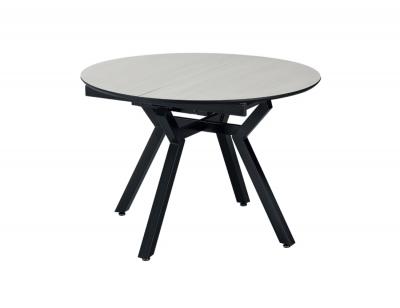 Mesa nuevo coliseo blanco artico patas metalicas negro