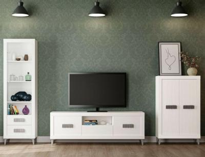Mueble de salon strait 2 blanco nieve