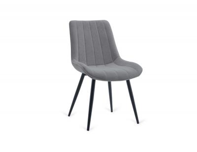 Silla altamira gris con patas negro mate