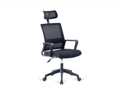 Silla amsterdam negro base sintetica ruedas goma_(2)