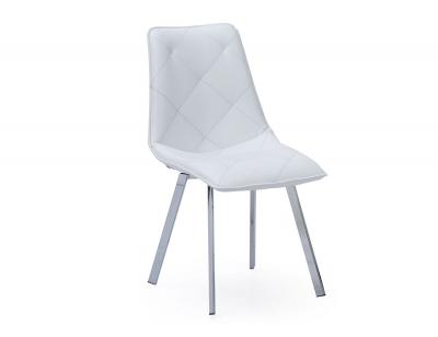 Silla comedor simil blanco diamond