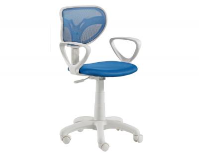 Silla estudiante  pc apoya brazos azul