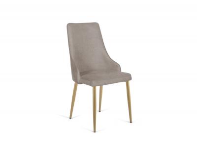 Silla imperial lido beige patas doradas