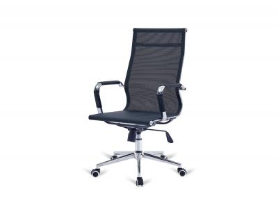 Silla niza alta negro base asiento cromados_(2)
