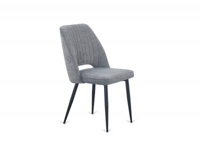 Silla sarabel gris patas negro mate