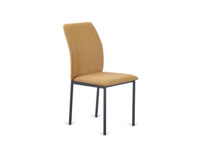 Silla vera dorado patas metalicas tubo