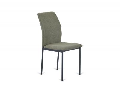 Silla vera verde patas metalicas tubo