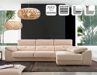 Sofa chaiselongue acomodel memory derecho detalle